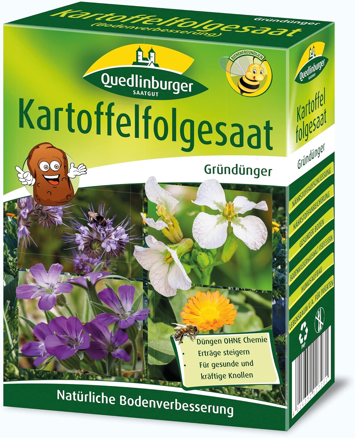 Kartoffelfolgesaat Gründünger, Quedlinburger 300gr (für 300m²) Amazon