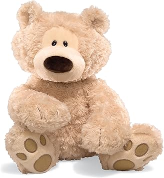 GUND Philbin Classic Teddy Bear, Premium Stuffed Animal for Ages 1 and Up, Beige, 18”