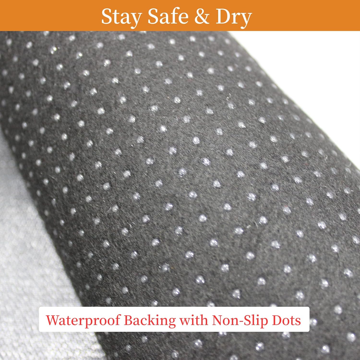 Fireplace Fireproof Mat 48×30 inch Heat Resistant Hearth Rug for Fireplace Floor Protection, Fire Pit & Wood Stove Mat, Non-Slip Fire Resistant Pad Protects Carpet & Hardwood Floors