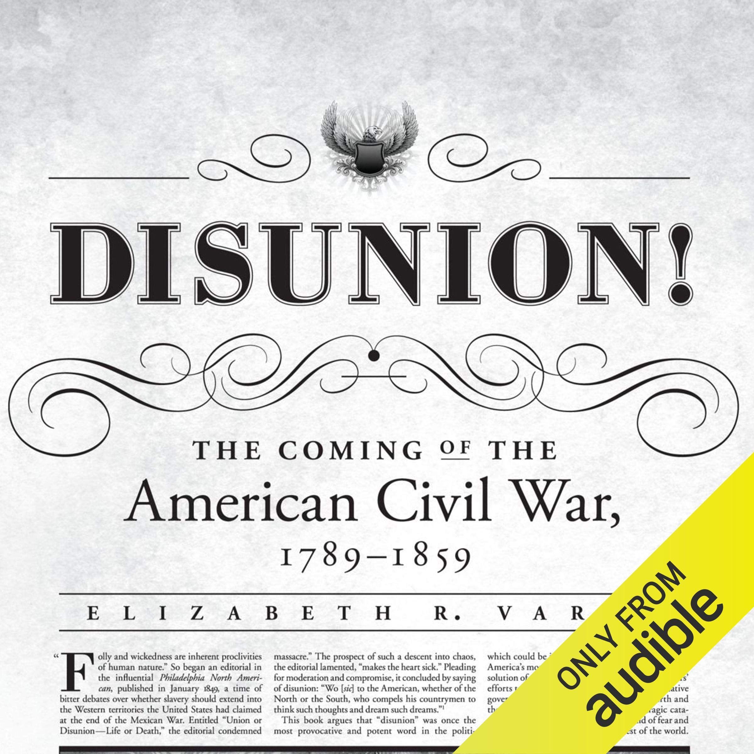 Cover art for Disunion!