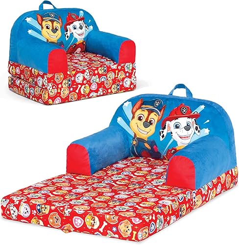 Delta Children - Silla plegable para niños Paw Patrol Cozee Buddy - Certificado Greenguard Gold, azul
