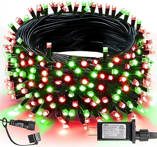 Miniatura 12 de TW SHINE - Cadena de luces de Navidad inteligente que cambia de color para exteriores, 100 m, 1000 LED RGB, luces de Halloween con control remoto y