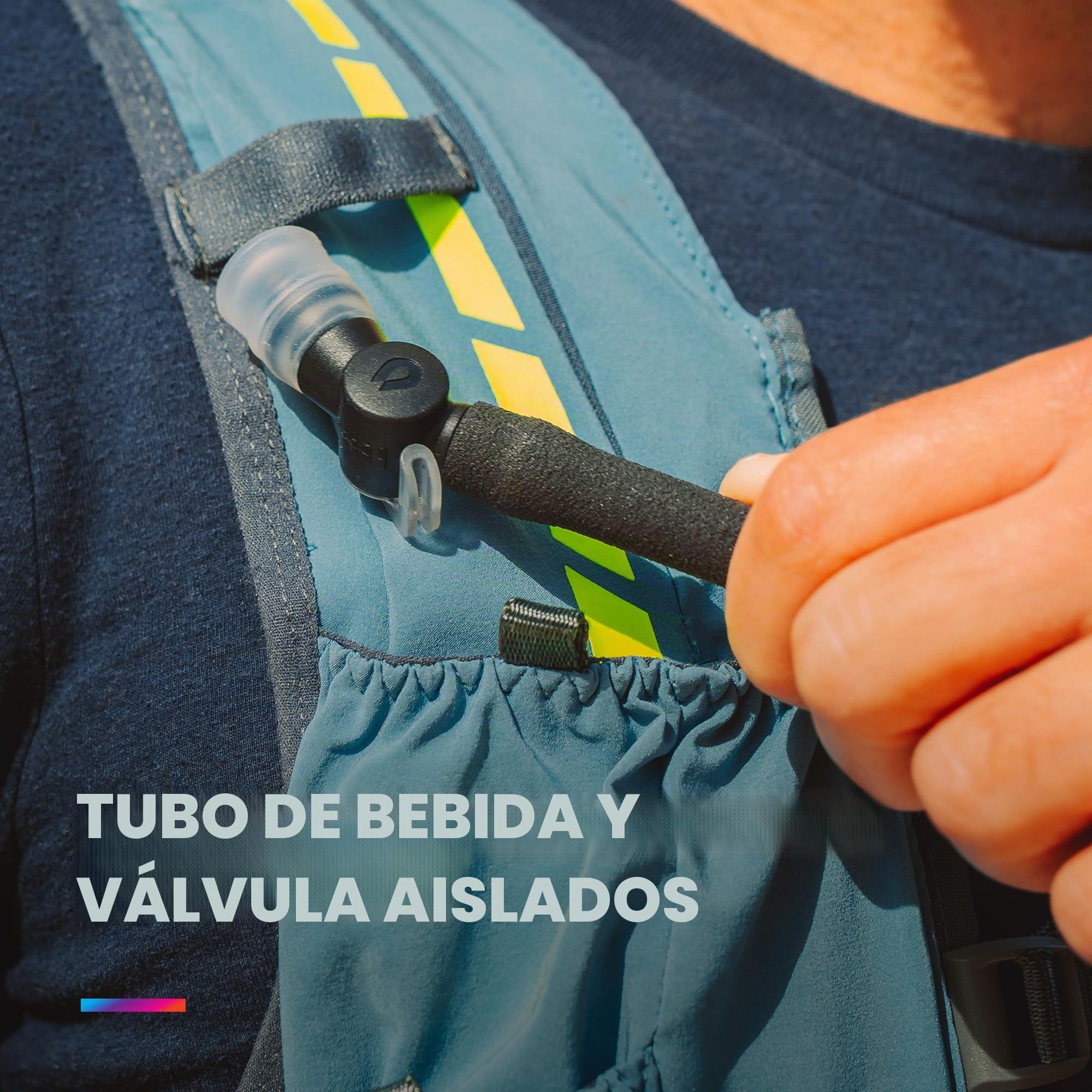 HydraPak Velocity IT (depósito de hidratación de 1,5 L o 2 L) – Bolsa de agua aislada para paquete de hidratación – Válvula de mordida autosellante, a prueba de fugas y apta para lavavajillas