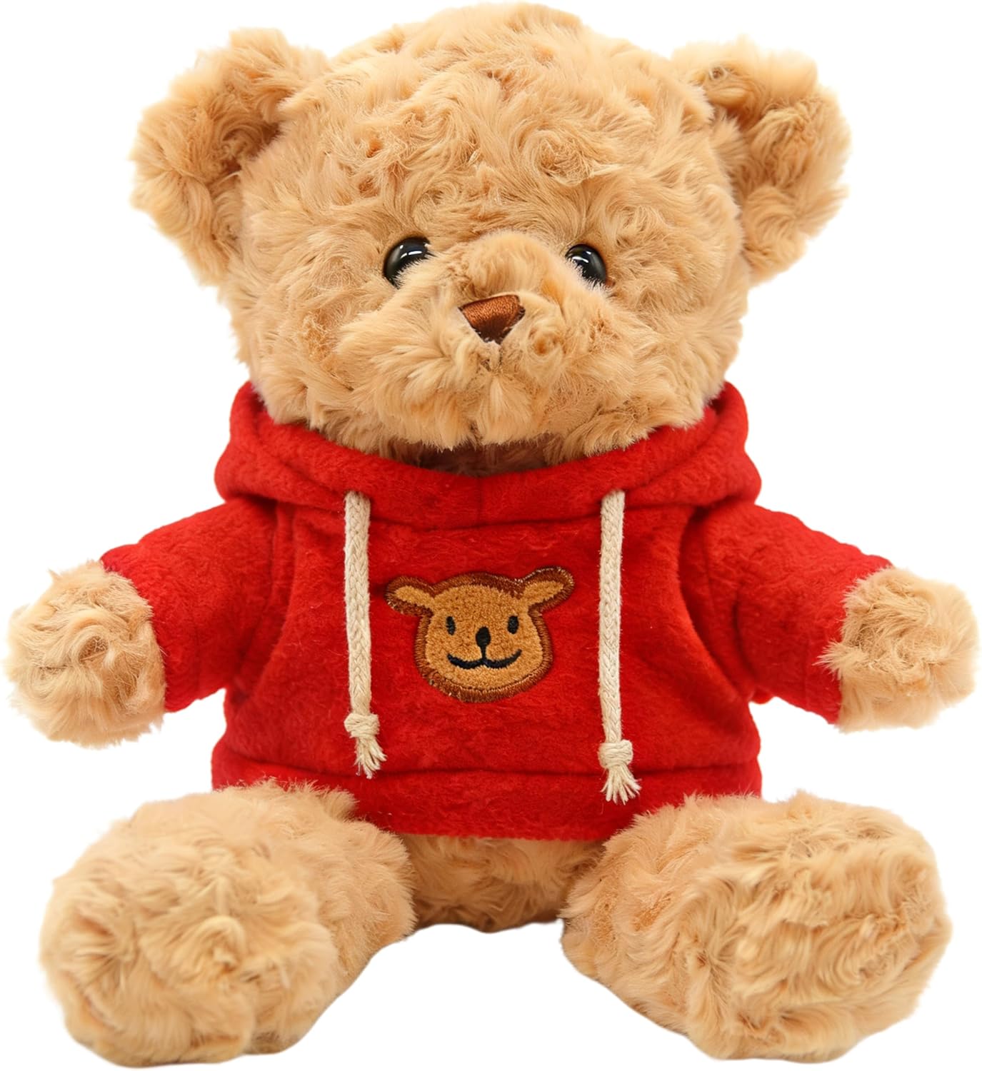 Peluche Oso de Peluche Suave 11.8 Pulgadas con Suéter Rojo