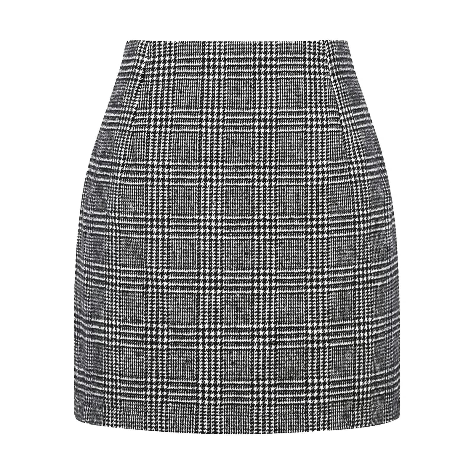 Czarna spódnica elegancka mini spódniczka damska letnia wysoka talia biodrowa spódnica damska jesień moda odzież biurowa