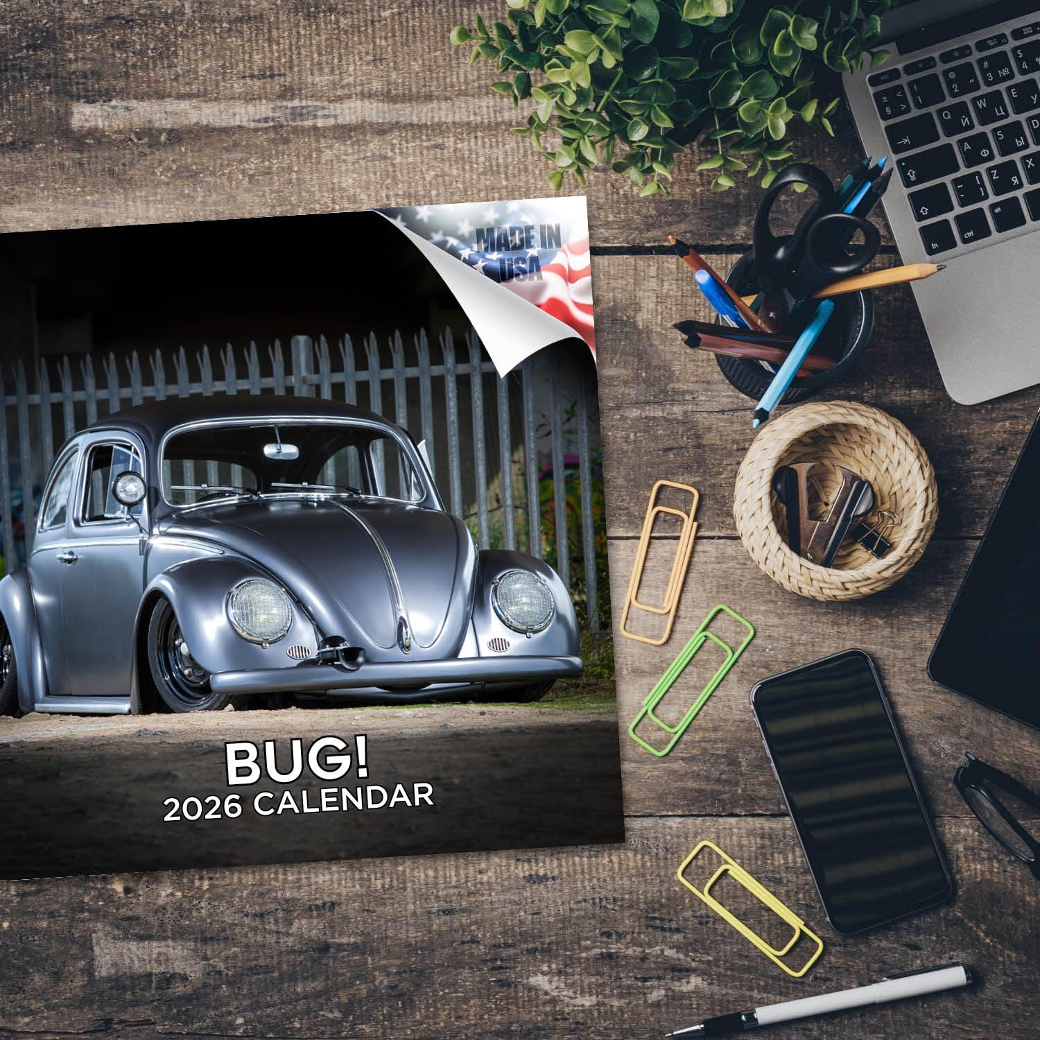 2026 Beetle Calendar - Tribute Classic Car Monthly Planner - 16