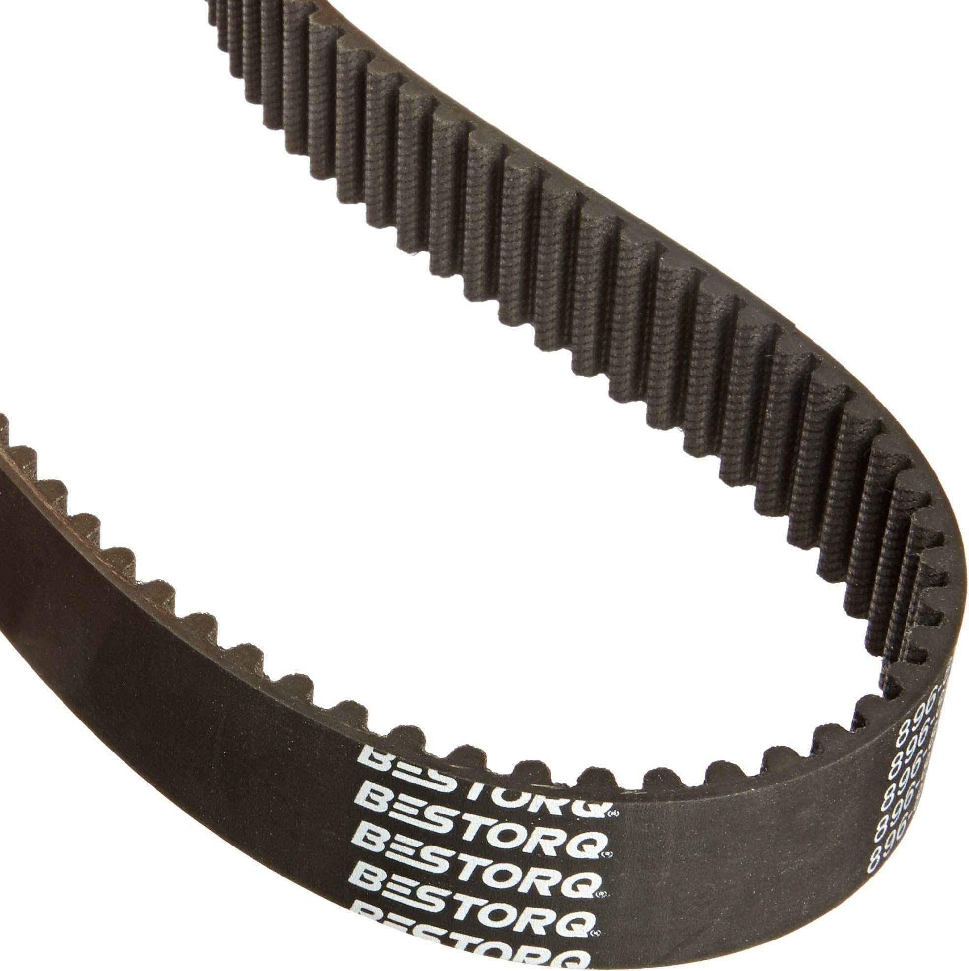 BESTORQ 896-8M-30 8M Timing Belt, Rubber, 896 mm Outside Circumference, 30 mm Width, 8 mm Pitch, 112 Teeth
