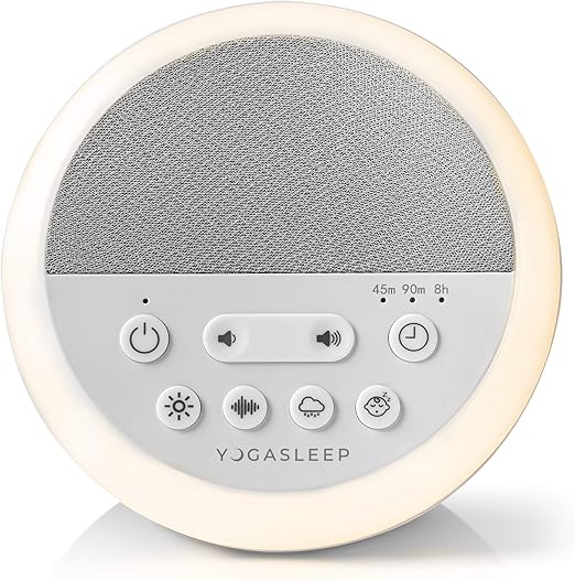 Yogasleep Nod White Noise Sound Machine, With Soft Night