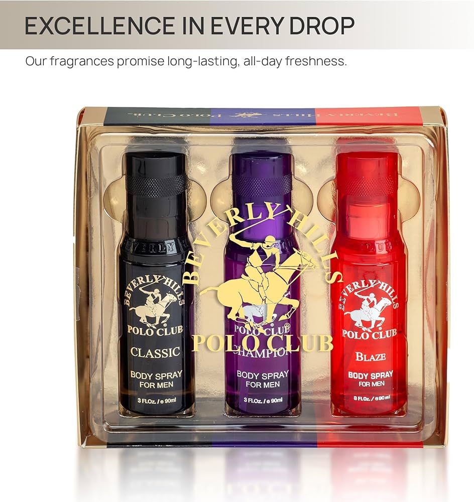 BEVERLY HILLS POLO CLUB デオドラントスプレー 3本セット Beverly