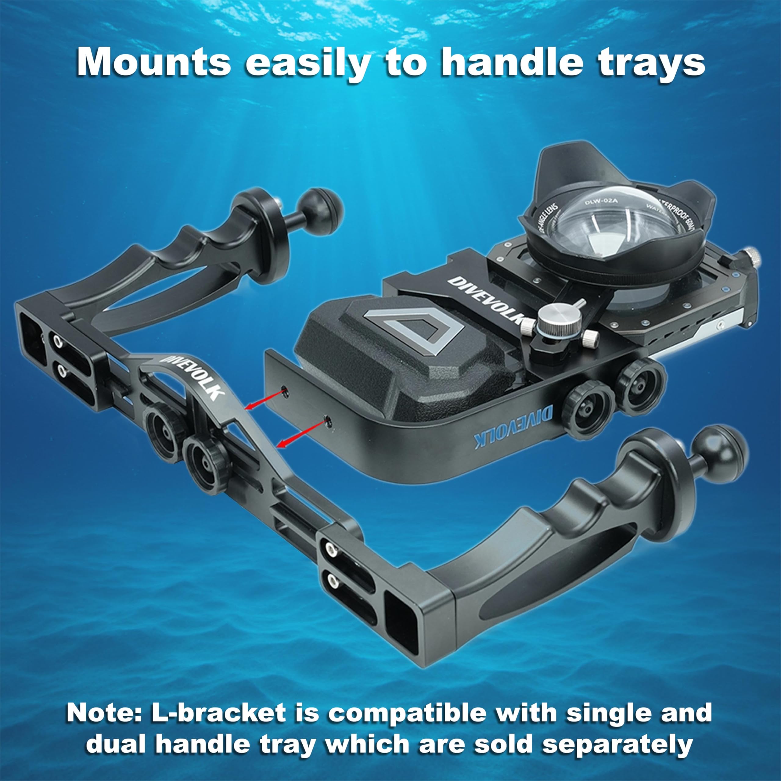 Vertical Horizontal Switching L Bracket for Seatouch 4 Max housing