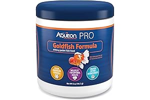 Aqueon PRO Pellet Fish Food Formula for Healthy Growth and Color of...