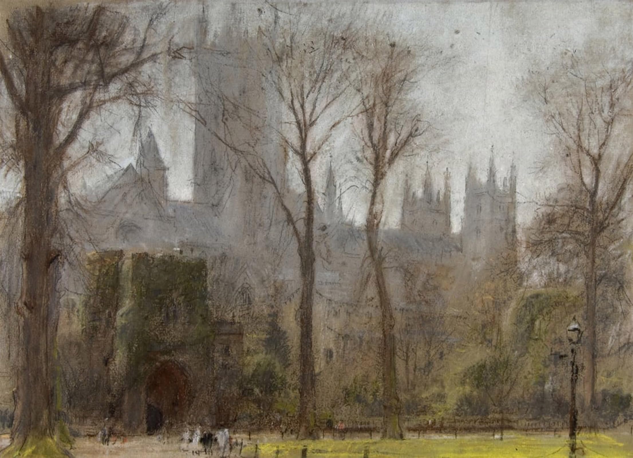 HRJUBWREE Famous Paintings Pictures Artwork Picture by Albert Goodwin Photo Wall Print for Office Decor 60x90cm