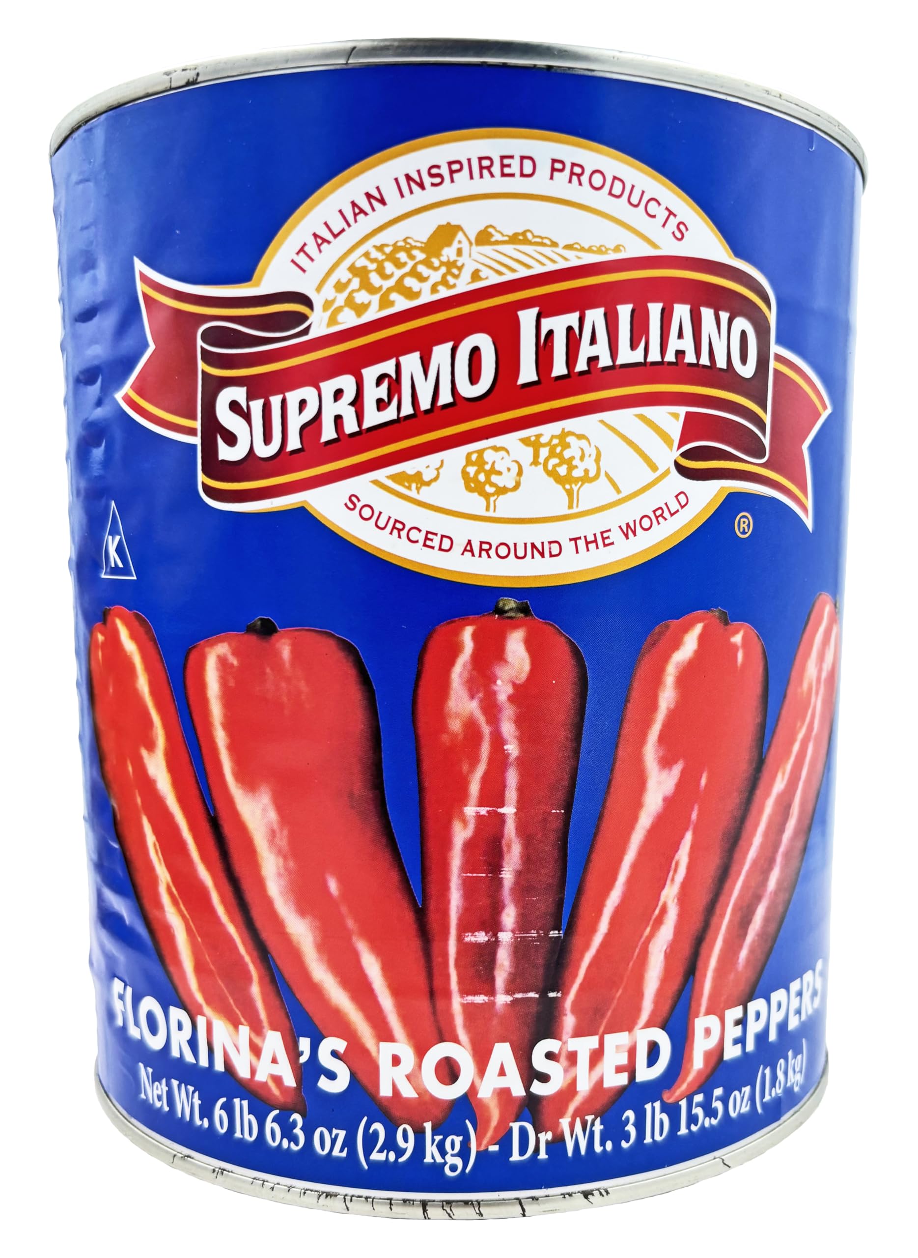 Amazon.com : Supremo Italiano Red Greek Florina Pepper 102 Ounce