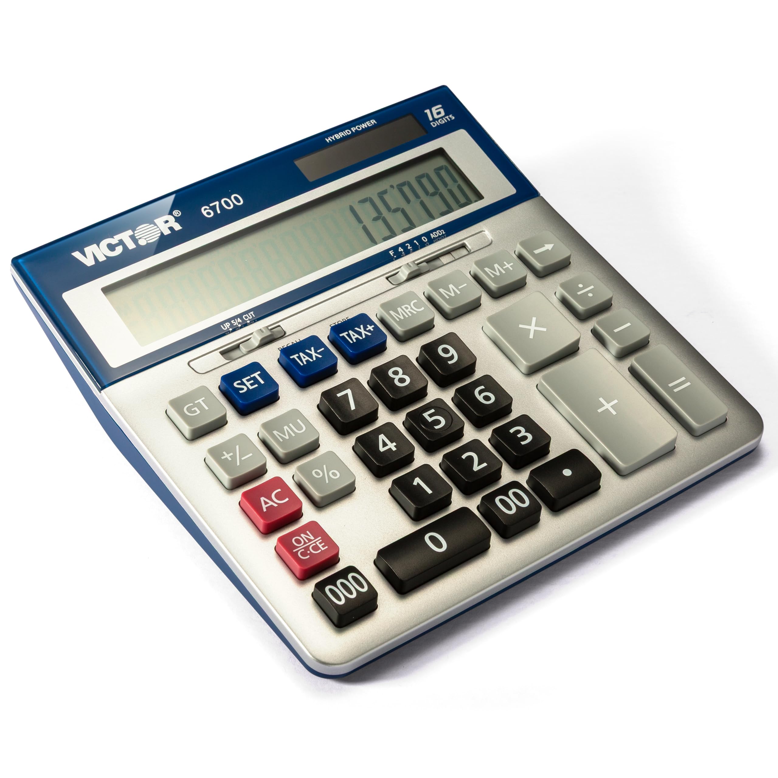 Amazon.com : Victor 6700 Large Desktop Calculator, 16-Digit LCD