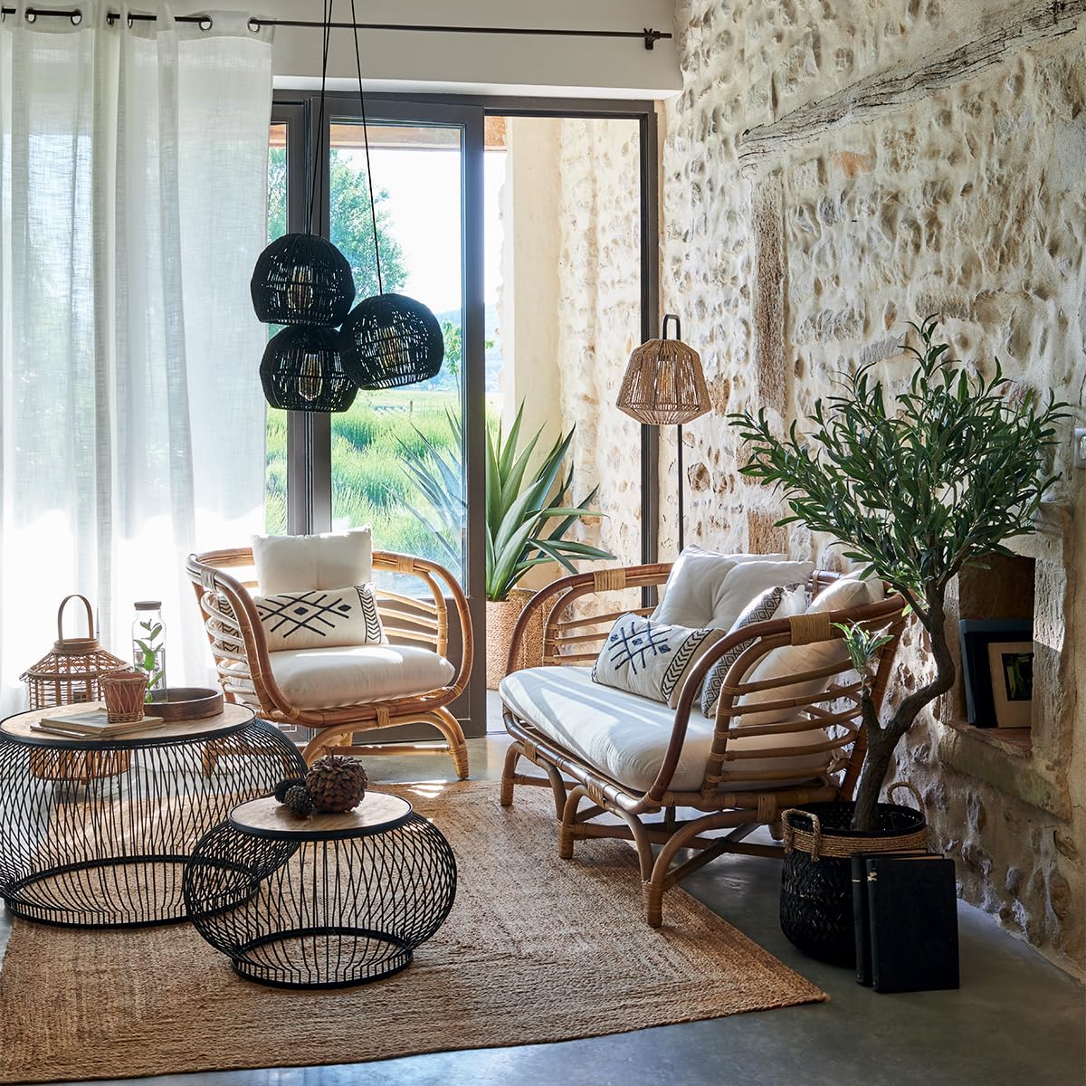 Atmosphera - Tapis en Jute 120x170 cm