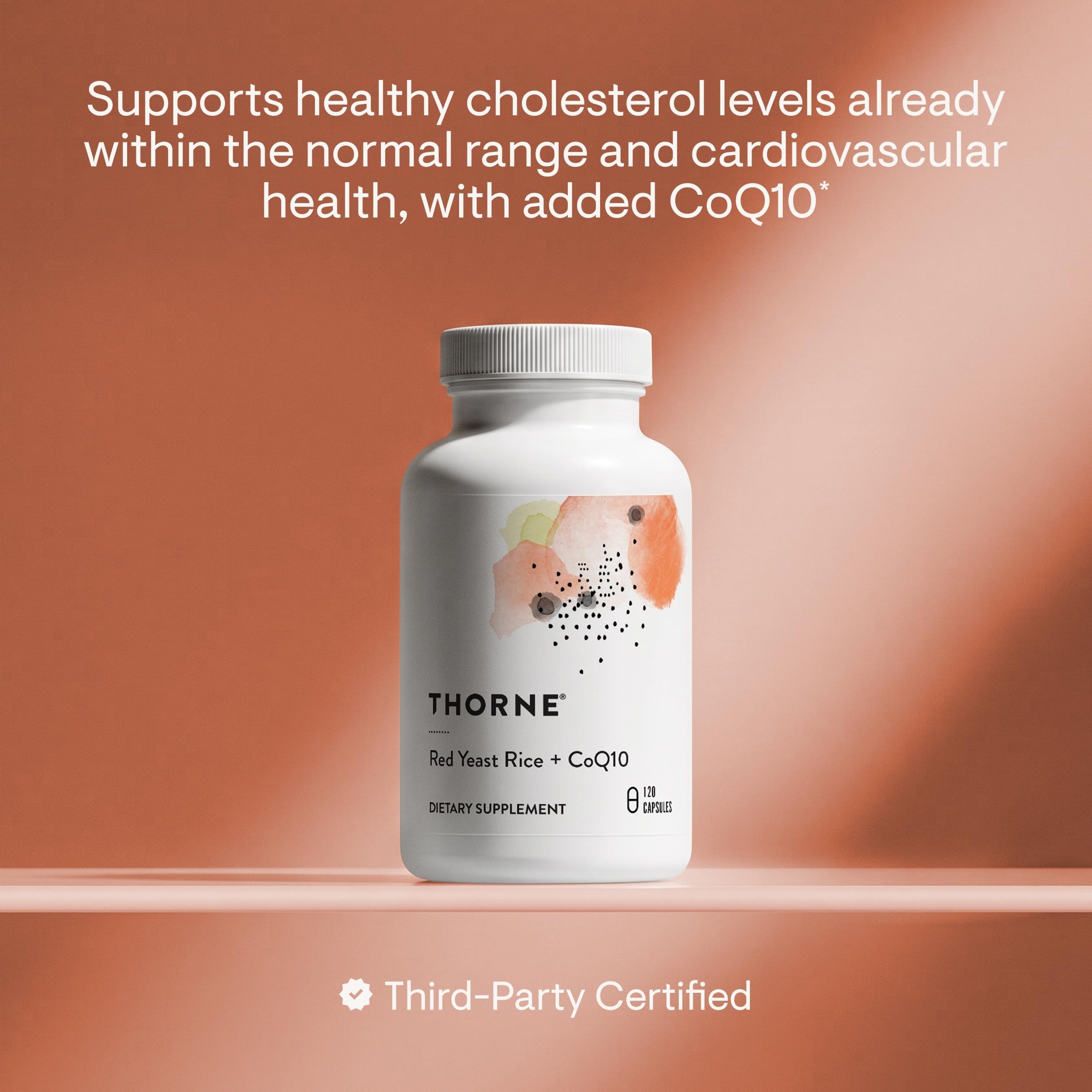 THORNE Red Yeast Rice + CoQ10, Provides Antioxidant Support*, 120 Capsules — Amazon image 2