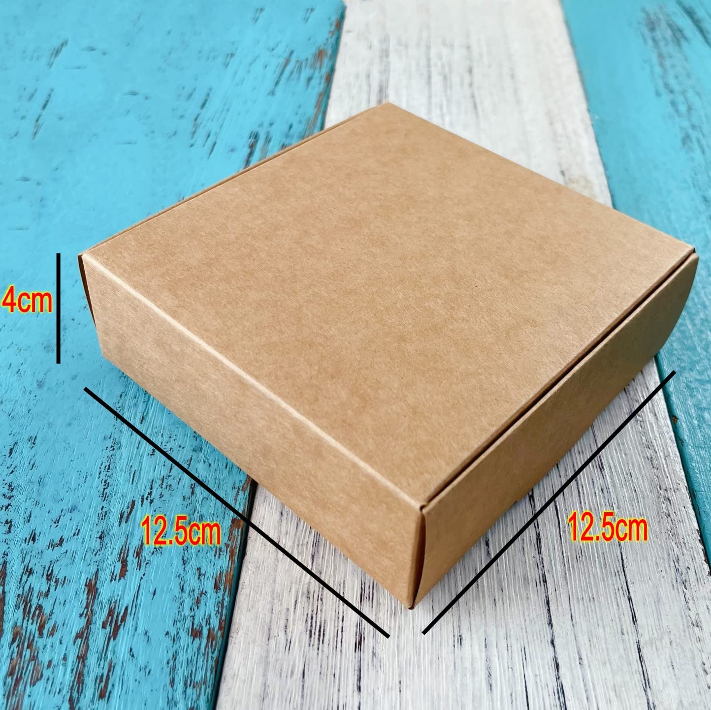 Scatola Regalo Kraft Quadrata Multi Formato Da 20/50 Pezzi Scatola - Foto 2