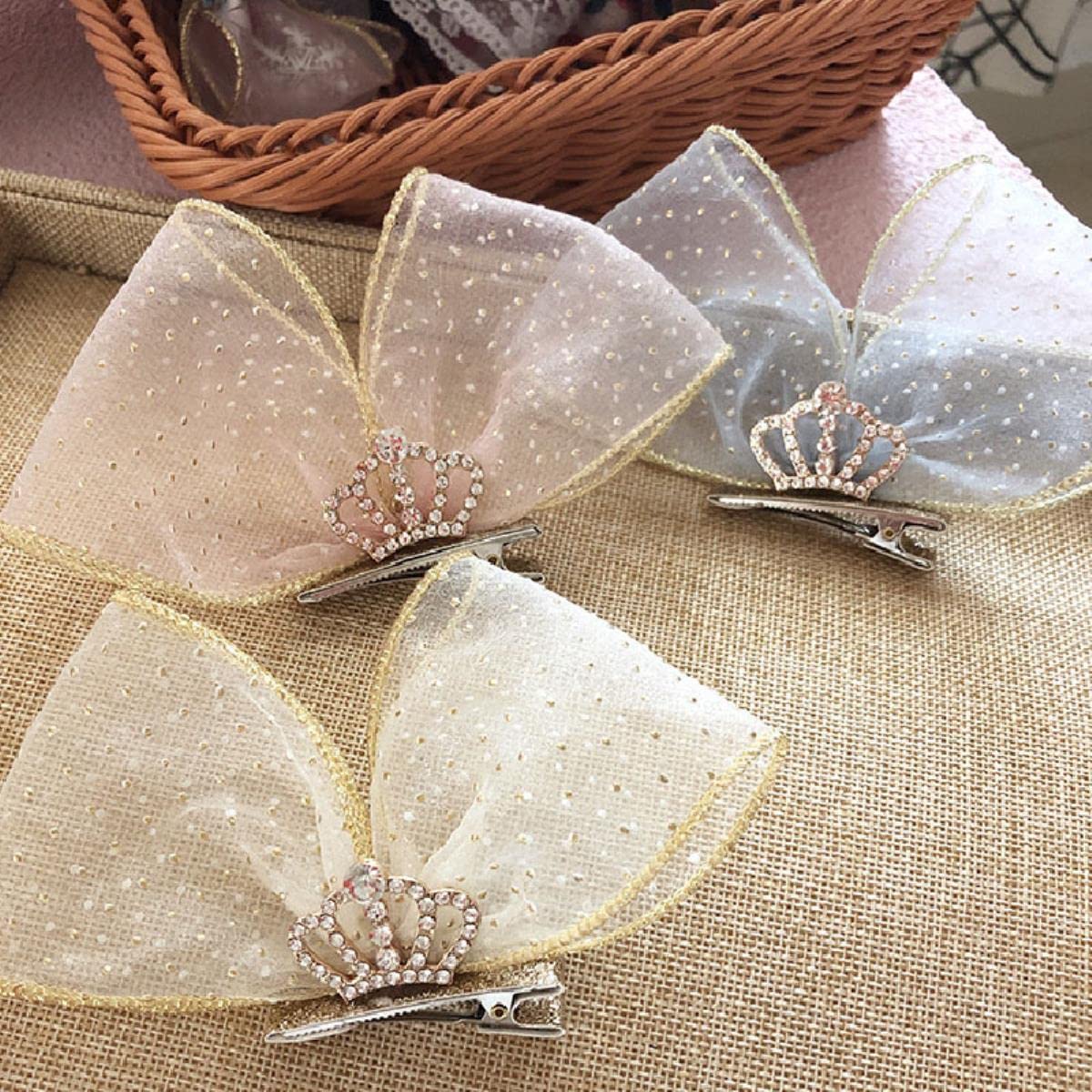 Ruban en organza à pois dorés pour travaux manuels et travaux manuels - Maille en dentelle et tulle - 2,2 m x 2,2 m