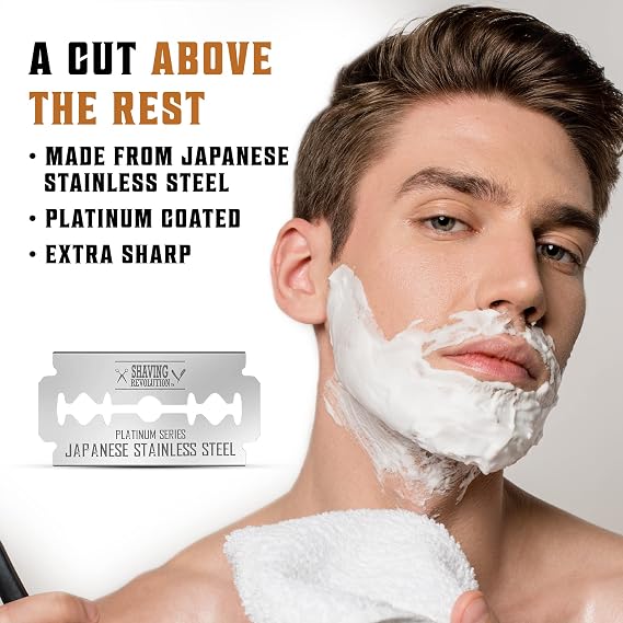 Shaving Revolution Double Edge Razor Blades - 50 Count