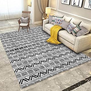 Michance Estilo Europeo Retro Línea Simple Estera De Impresión Antideslizante Absorbente Mesa De Café Sofá Alfombra Dormitorio Sala De Estar Hotel Cama Y Desayuno Alfombra De Fiesta