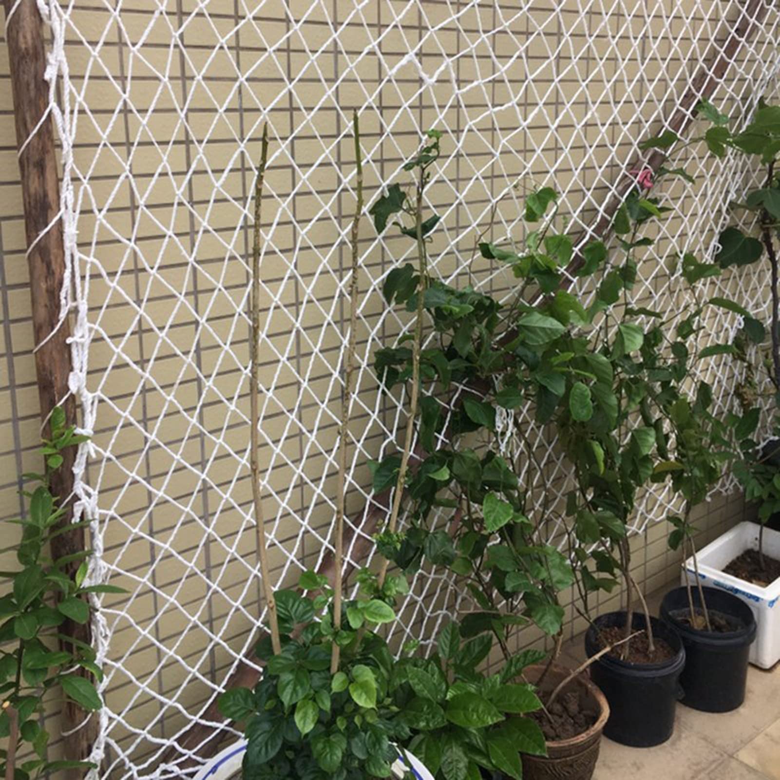 Kindersicherheitsnetz für Innen- und Außentreppen Balkon Katzennetz mit Bindeseilen 6mmx6cm Nylon Schutznetz Cargo Net für Fallschutz