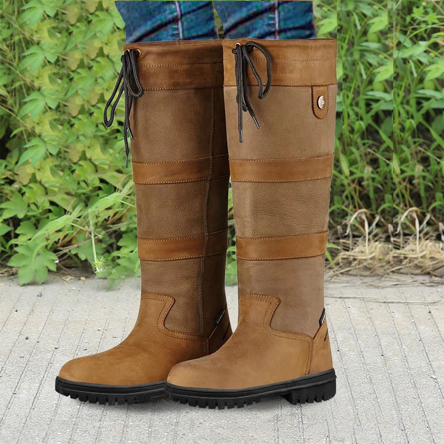 Scarpe da Neve Uomo Impermeabili 2026 Stivali Alla Donna con Punta Rotondi Invernali Calde Alti Tacco