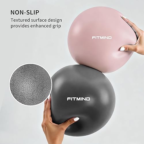 Miniatura 4 de Pelota de pilates  Bola de núcleo de 10 pulgadas para yoga, estabilidad, fitness, entrenamiento abdominal y núcleo, terapia física