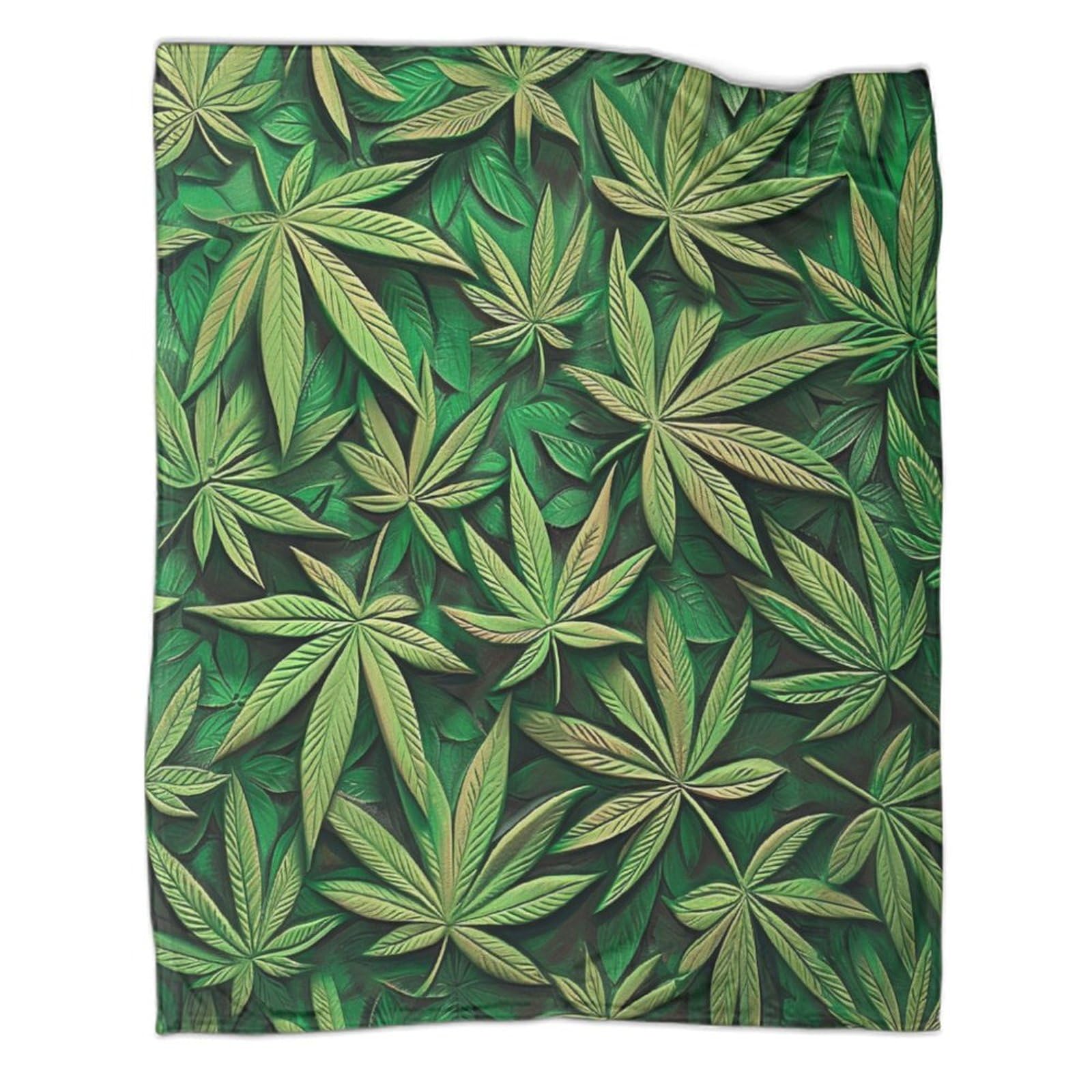 Coperta morbida in pile di flanella con foglie di palma, regalo di compleanno per amici, famiglia, regalo di Natale per amici per parenti, coperta natalizia per divano e letto, 150 x 200 cm