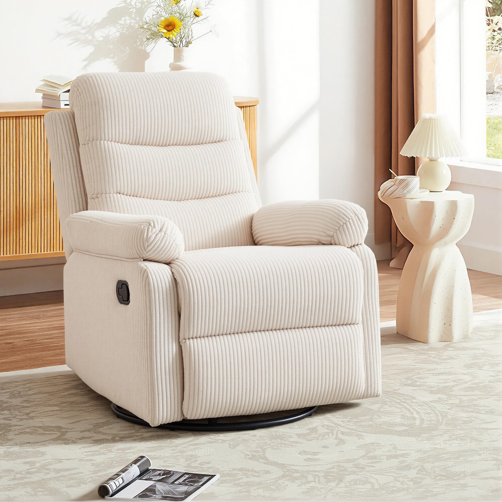 GRIFFIN リバーシブル ヘリンボーンボアコート sizeS ITALY製 Amazon.com: GAOHAPY Rocking Recliner Chair,Modern Swivel Glider