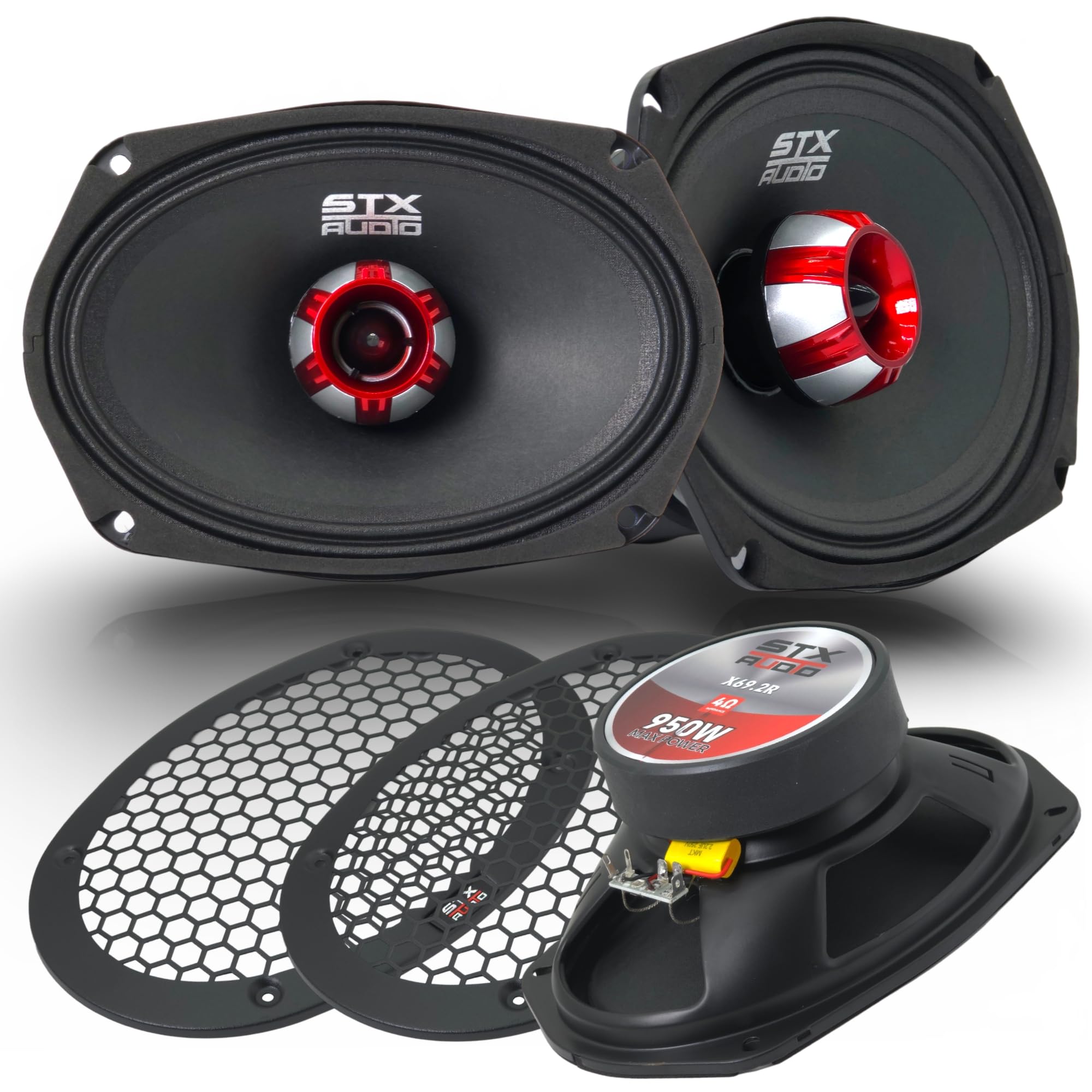 V6/Film V6 act Ⅳ-BALLAD CLIPS and more- Amazon.com: STX Audio X69.2B 6x9 Midrange Speaker, 950 Watts Max