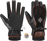 Vista 16 de HANDLANDY Winter Work Gloves, 3M Thinsulate Waterproof Insulated Glove for Men Women