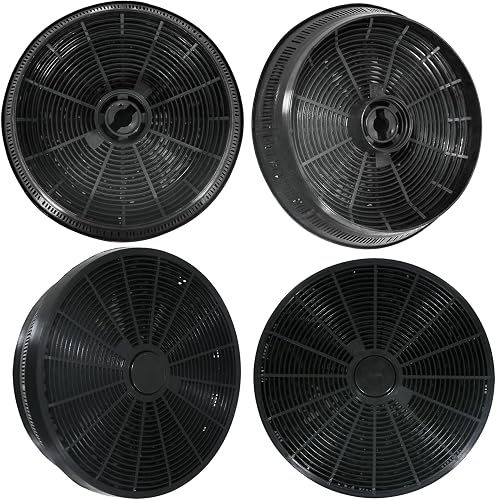 Lot de 4 filtres à charbon pour hotte aspirante Samsun SPARES2GO