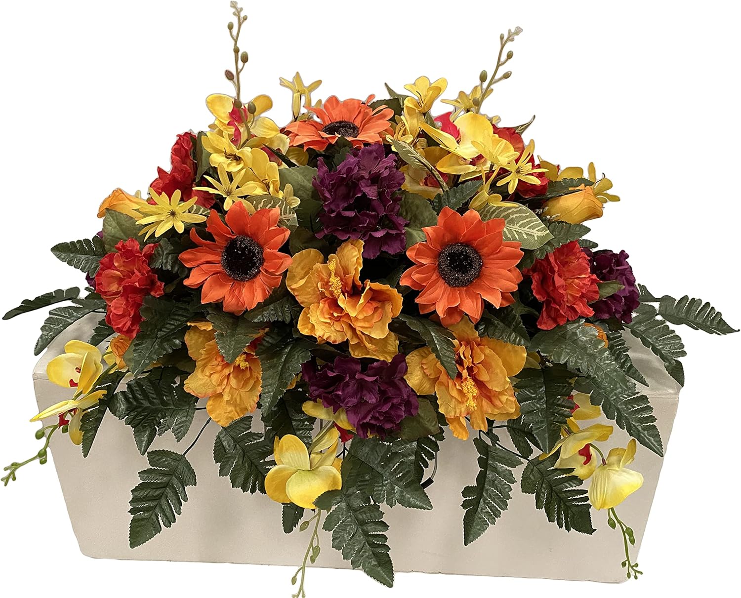 SS2268 Cemetery Saddle Fall Cemetery Flowers Cemetery