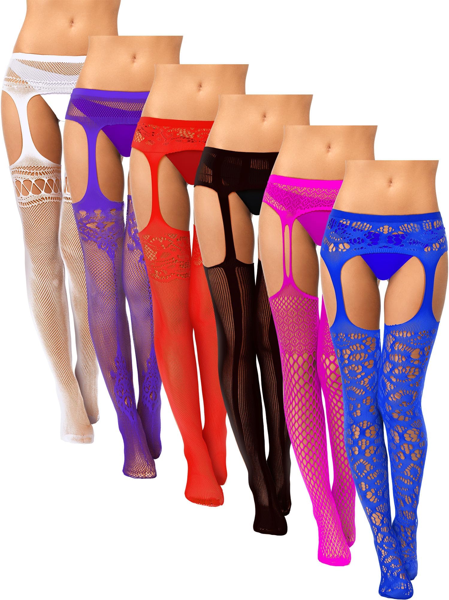 Plus Size Fishnet Stockings for Women