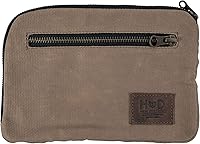 Vista 1 de Hide & Drink, Bolsa de equipo con cremallera, bolsa de camping, accesorio de viaje, bolsa multiusos, lona encerada y cuero de grano completo