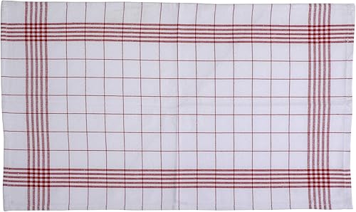 Miniatura 4 de DG Collections Juego de 12 toallas de cocina de 100 % algodón natural, multiusos, muy suaves, altamente absorbentes, sin pelusas, estilo vintage