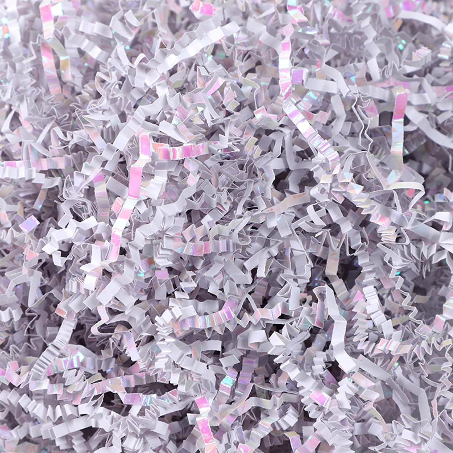 Crinkle Cut Paper Shreds - 7.1oz Bulk Gift Basket & Box Filler, Decorative Stuffing Grass Cushion Paper Streamer for Christmas, Easter, Birthday Party Favors, Wedding Decor Gift Wrapping