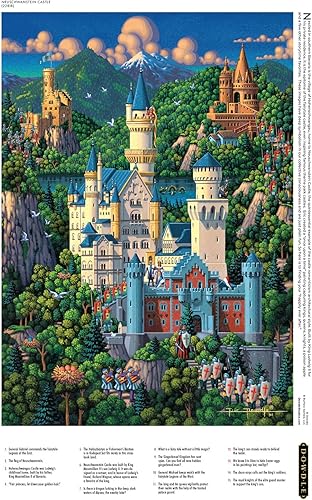 Miniatura 5 de Buffalo Games - Dowdle - Castillo de Neuschwanstein - Rompecabezas de 300 piezas grandes para adultos rompecabezas desafiante perfecto para noches