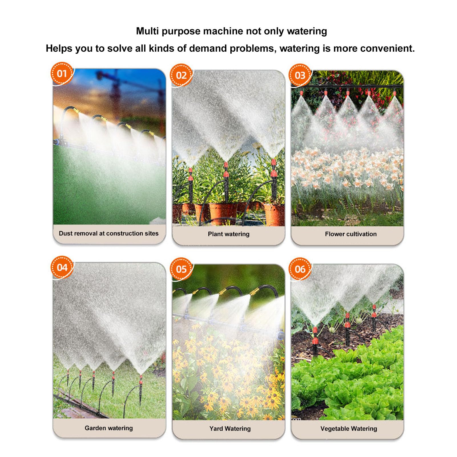Kit di Irrigazione a Goccia, Telecomando WiFi di Irrigazione Automatico USB 5V, di Automatica con Timer di Ugelli a Goccia Regolabili per Balcone Giardino Domestico (30 m / 98,4 piedi)
