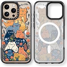 Rosarnnah for iPhone 12 Pro Max Case Aesthetic Black, Black Leopard Print