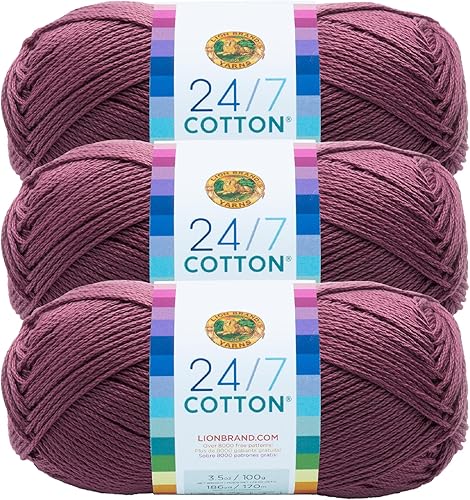 Vista 190 de (1 madeja) Hilo de algodón 24/7, terracota