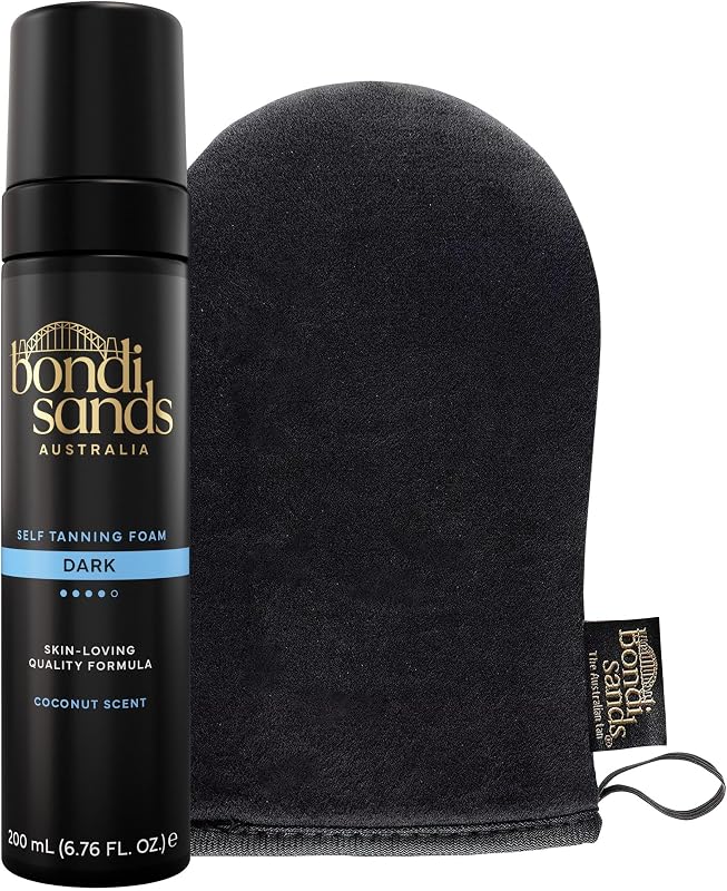 Self Tanning Foam + Application Mitt | Includes Lightweight Sunless Foam + Reusable Mitt for a Flawless Finish, Cruelty-Free