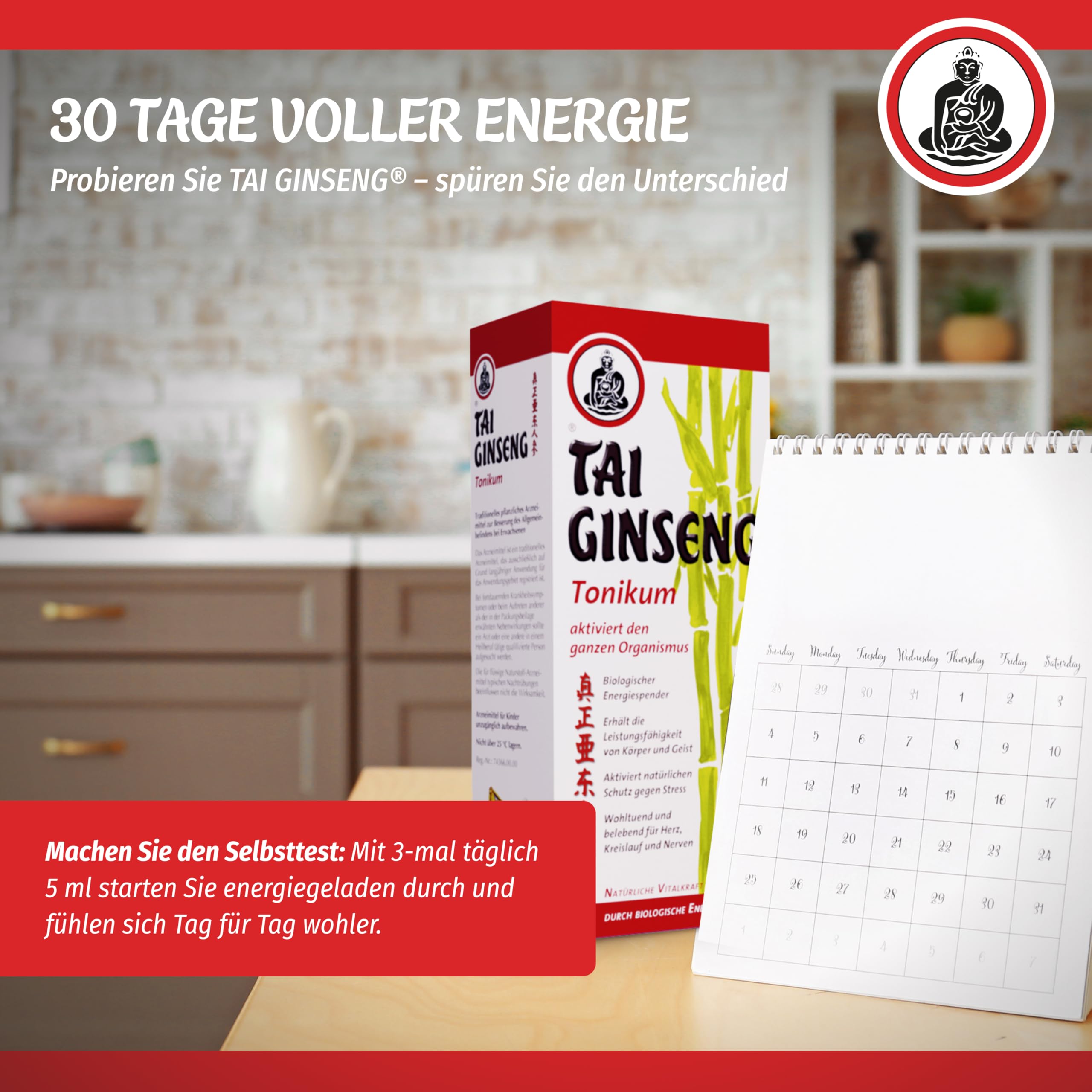 Tonikum 500 ml - Ginseng Wurzel Extrakt mit B-Vitaminen & Weißdorn Extrakt, Lebenskraft und Leistungsfähigkeit, für Erwachsene | Für mehr Vitalität im Alltag, tägliche Einnahme, für Erwachsene, traditionelle Rezeptur, Arzneimittelqualität aus Deutschland
