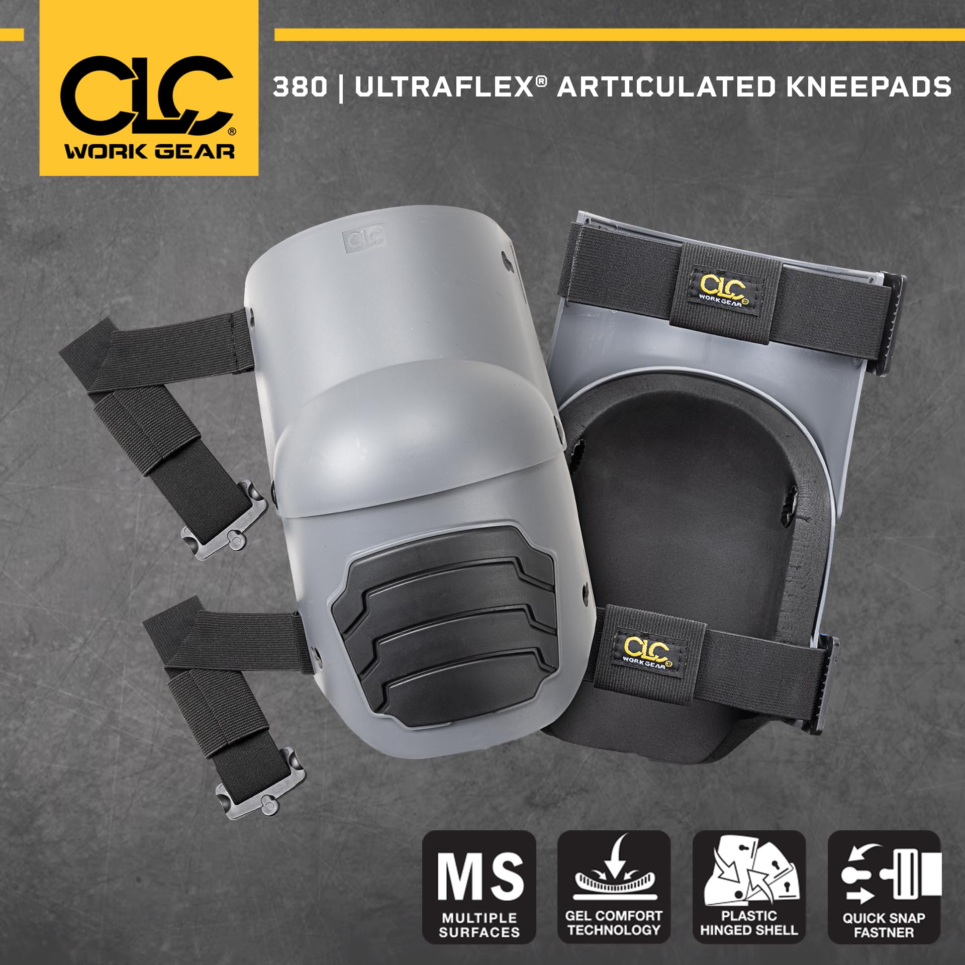 Custom Leathercraft 380 ULTRAFLEX Genouillères articulées