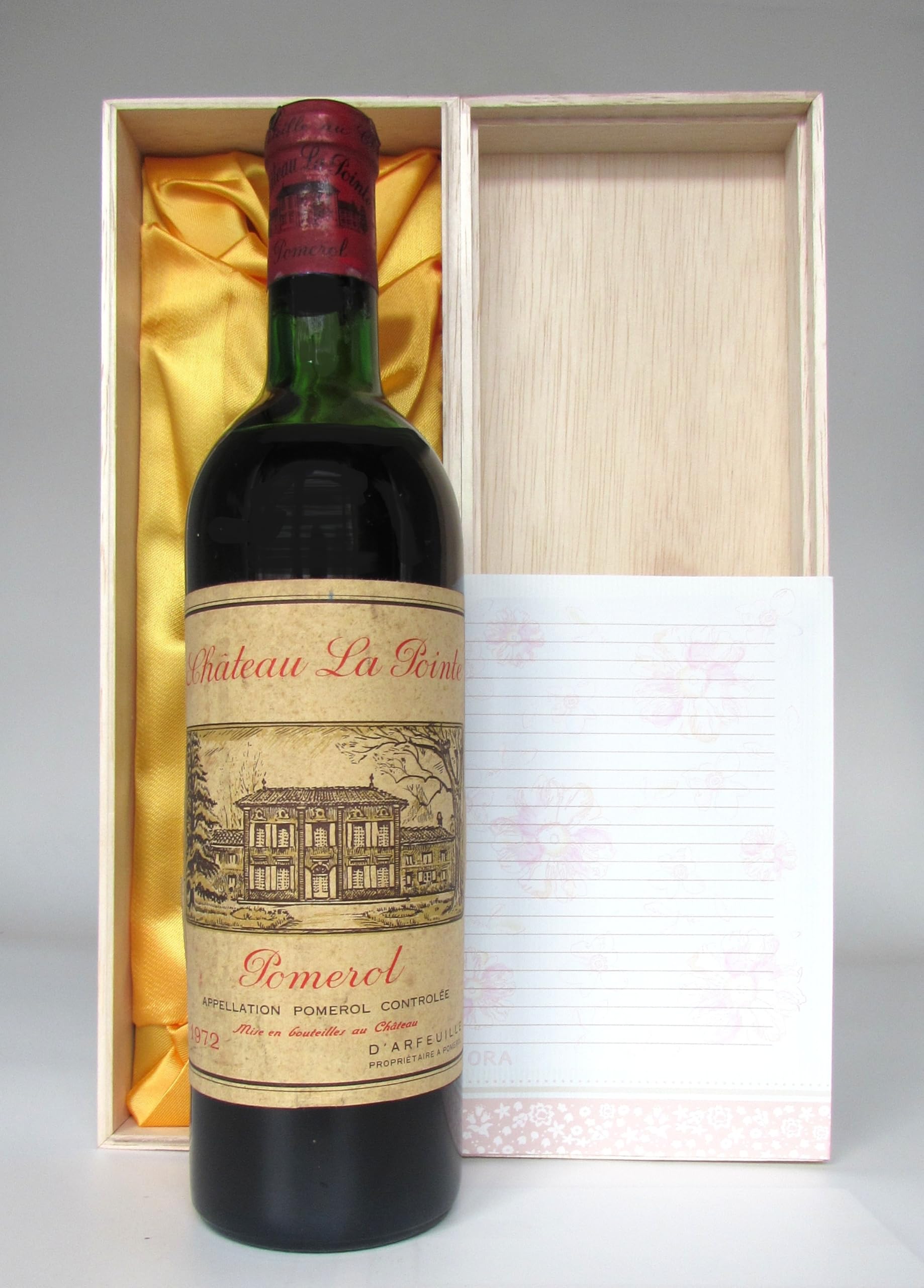 Amazon.co.jp: お誕生日のプレゼントに最適！Chateau La Pointe 1972