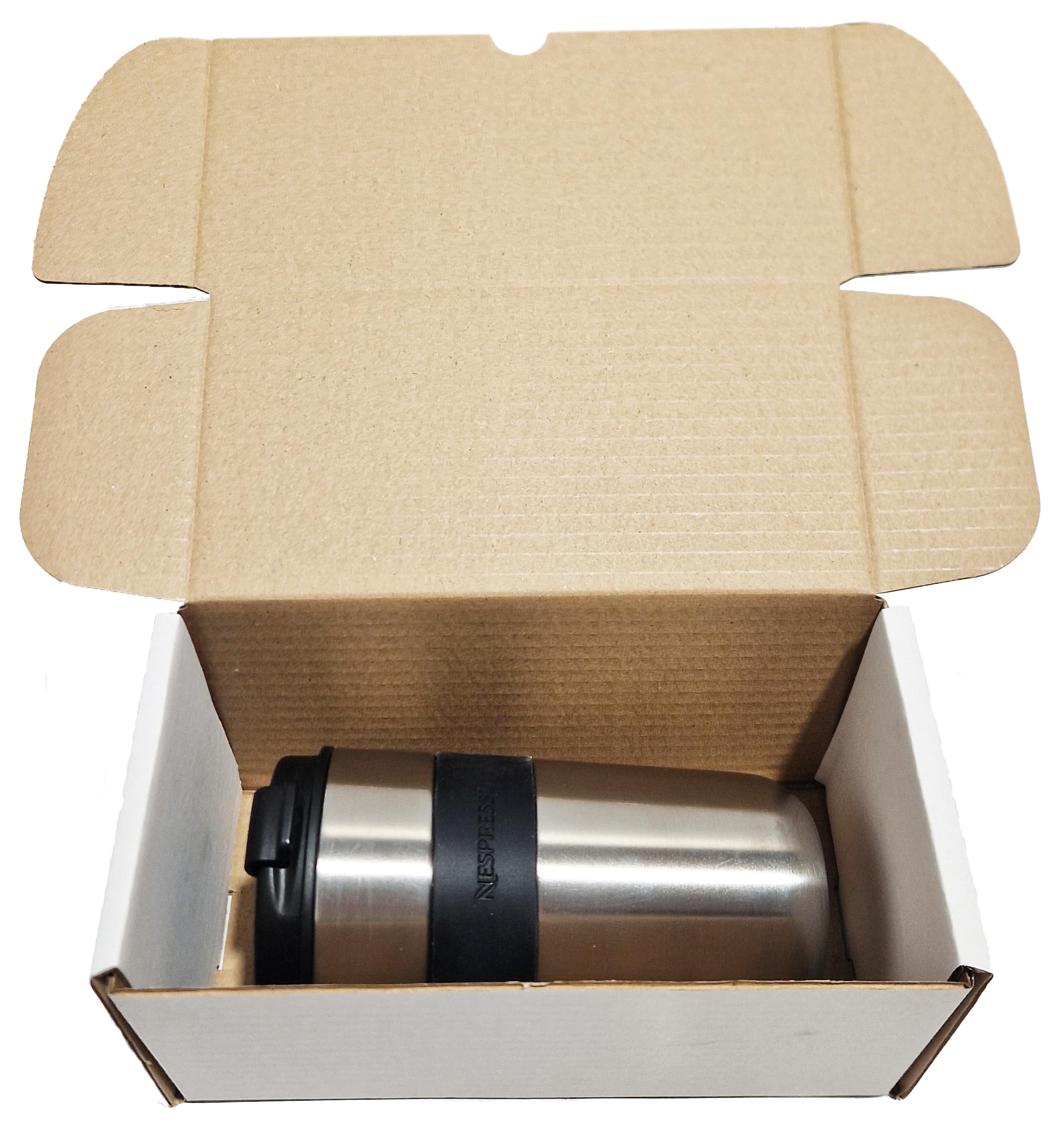 W.E. Roberts Postal Boxes 20x10x10cm (8"x4"x4") White Cardboard boxes for posting small business packaging, shipping box, small parcel boxes, Mailing gift packet Small Parcel (25)