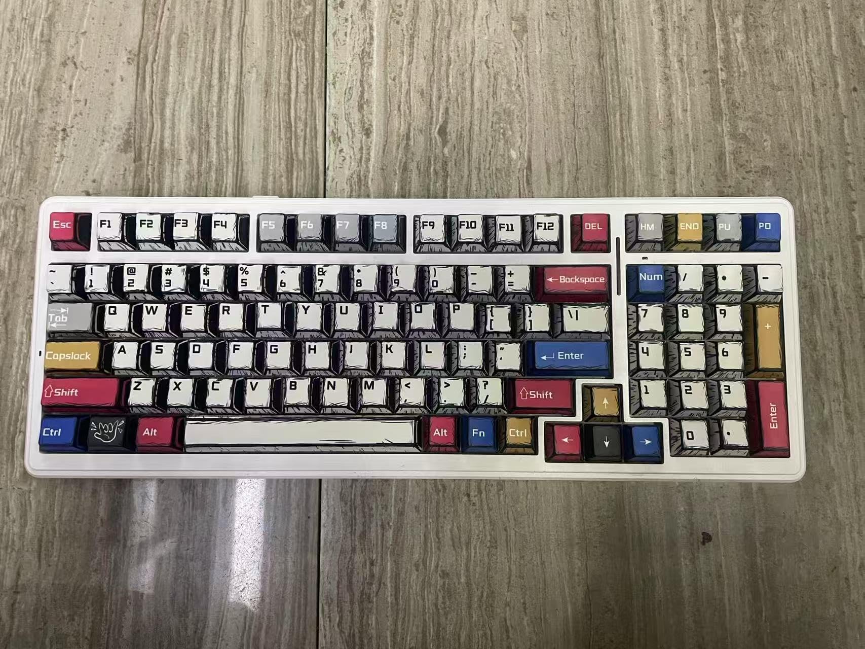 Amazon | x Aula F99 Pro ワイヤレスメカニカルキーボード、ガスケット