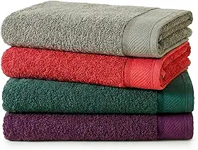4 Toalhas De Banho Gigante Gramatura 500 G/m² Grossa Felpuda Eleganz (Multicolorido)