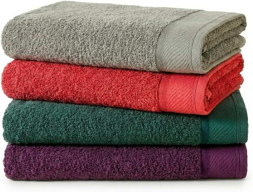 4 Toalhas De Banho Gigante Gramatura 500 G/m² Grossa Felpuda Eleganz (Multicolorido)