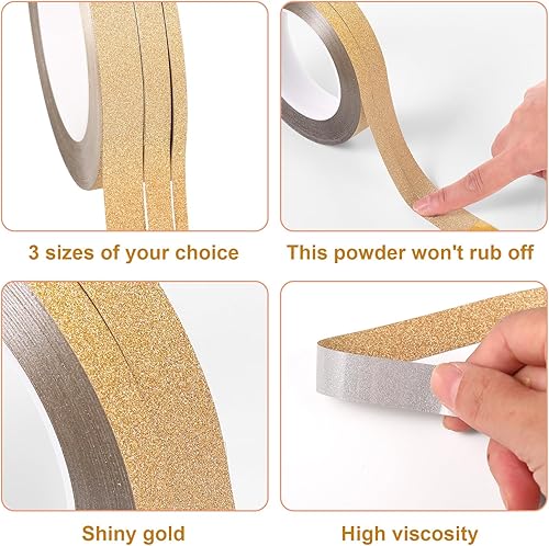 Miniatura 3 de Zonon 3 rollos de cinta, cinta de película de poliéster autoadhesiva, cinta Washi para detalles de Navidad, artes gráficas para paredes, automóviles